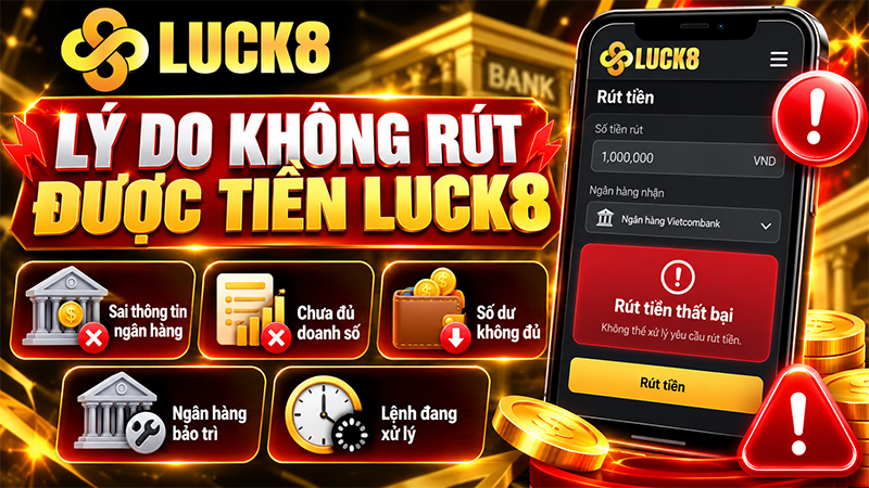 Lý do không rút được tiền phổ biến